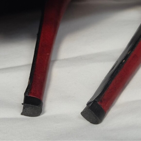 Vera Wang Lavender Red Talli Penny Loafer Stilettos 9.5 - Picture 9 of 13